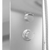 vidaXL Shower Panel System Stainless Steel Curved