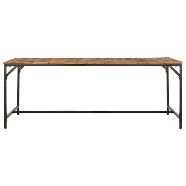 vidaXL Dining Table 200x100x75 cm Solid Wood Rough Mango