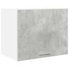 vidaXL Hanging Cabinet 2 pcs Concrete Grey and White 50 x 31 x 40 cm
