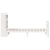 vidaXL Bookcase Bed without Mattress White 90x200cm Solid Wood Pine