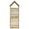 vidaXL Play Tower Brown 52.5 x 85 x 265 cm Solid Impregnated Wood