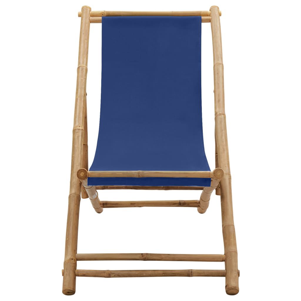 Navy cheap bamboo chair