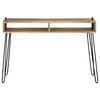 vidaXL Console Table Solid Mango Wood 115x35x76 cm