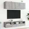 vidaXL TV Wall Cabinet Grey Sonoma 40x30x30 cm Engineered Wood