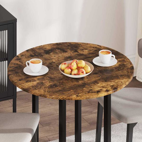 vidaXL Table Top Smoked oak 80 x 80 x 1.5 cm Engineered Wood