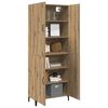 vidaXL Highboard 2 pcs Artisan Oak Engineered Wood