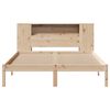 vidaXL Bookcase Bed without Mattress 150x200 cm King Size Solid Wood Pine