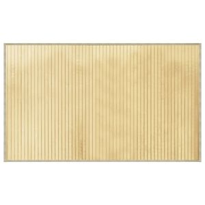 vidaXL Rug Rectangular Light Natural 60x100 cm Bamboo