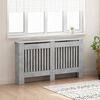 vidaXL Radiator Cover Concrete Grey 152 x 19 x 81.5 cm Engineered Wood