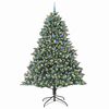 vidaXL Artificial Christmas Tree with 300 LEDs with Stand Green 240 cm