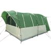 vidaXL Car Tent 4-Person Green Waterproof