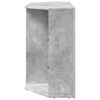 vidaXL Corner LED TV Cabinet Concrete Grey 100x40x68cm Engineered Wood