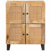 vidaXL Sideboard with Storage Brown 60 x 33 x 75 cm Solid Mango Wood