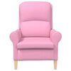 vidaXL Armchair Pink 76 x 94 x 102 cm Fabric