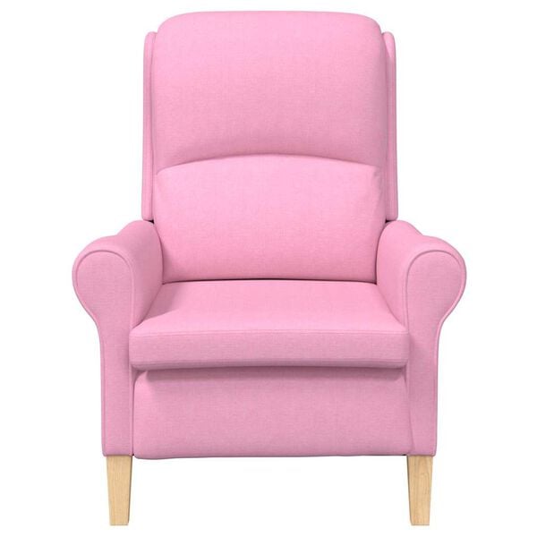 vidaXL Armchair Pink 76 x 94 x 102 cm Fabric