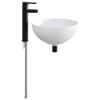 vidaXL Bathroom Wash Basin Matte Black 35.5 x 35.5 x 14.5 cm Metal