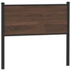 vidaXL Replace Headboard Brown Oak 100 cm Engineered Wood and Steel