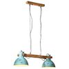 vidaXL Hanging Lamp 25 W Distressed Blue 85x28x109 cm E27