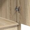 vidaXL Sideboard Sonoma Oak 40 x 40.5 x 75 cm Engineered wood