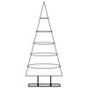 vidaXL Metal Christmas Tree for Decoration Black 125 cm