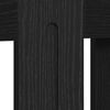 vidaXL Radiator Cover Black Oak 172 x 19 x 81.5 cm Engineered Wood