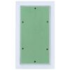 vidaXL Access Panel White 25 x 45 cm Aluminium and Plasterboard