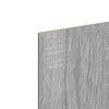 vidaXL Decor Panels 12 pcs Grey Sonoma 15 x 21 x 0.27 cm