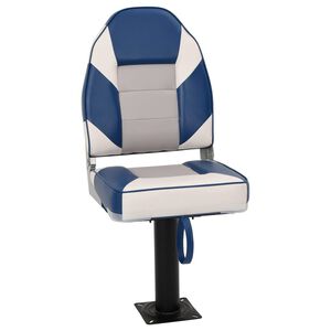 vidaXL Boat Seat with Pedestal 360&deg; Rotatable