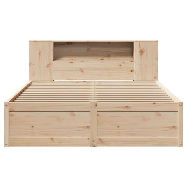 vidaXL Bed Frame without Mattress 140x200 cm Solid Wood Pine