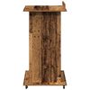 vidaXL Podium with Drawer Old Wood 55 x 55 x 107 cm Engineered Wood