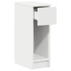 vidaXL Bedside Cabinet with Drawer White 20x36x60 cm