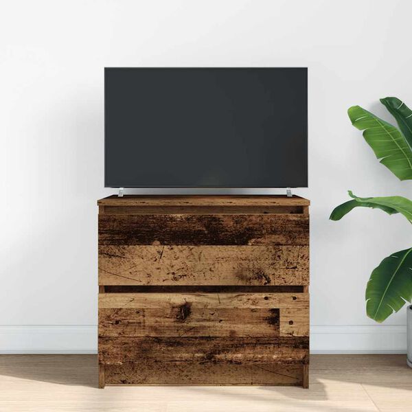 vidaXL TV Cabinet Old Wood 60x35x54 cm Engineered Wood