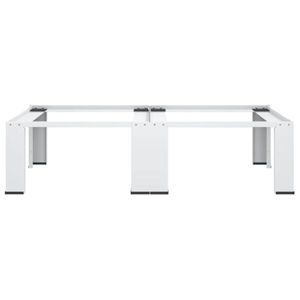 vidaXL Double Washing and Drying Machine Pedestal White