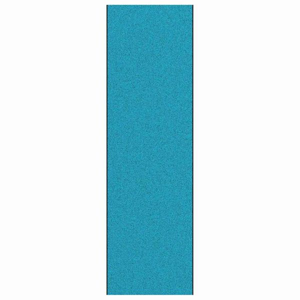 vidaXL Doormat Other Cyan and Black 120 x 400 cm Polyamide and PVC