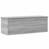 vidaXL Storage Box Grey Sonoma 102x35x35 cm Engineered Wood