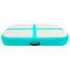 vidaXL Inflatable Gymnastics Mat with Pump 60x100x10 cm PVC Green