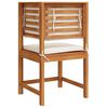 vidaXL Garden Chair Brown 50 x 50 x 91cm Solid Acacia wood