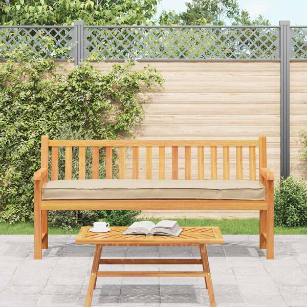 vidaXL Pallet Cushion Set 2 pcs Beige 180 x 40 x 8 cm 100% Polyester