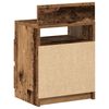 vidaXL Bedside Cabinets 2 pcs with 2 Drawers Old Wood 40x33x60 cm