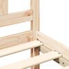 vidaXL Bed Frame without Mattress 120x190 cm Small Double Solid Wood
