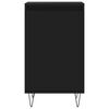 vidaXL Sideboards 2 pcs Black 40x35x70 cm Engineered Wood