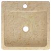 vidaXL Sink Cream 40x40x12 cm Marble