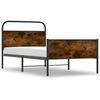 vidaXL Bed Frame without Mattress 100x200 cm Sonoma Oak Engineered Wood