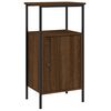 vidaXL Bedside Cabinet Brown Oak 41x31x80 cm Engineered Wood