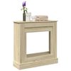 vidaXL Fireplace Surround Sonoma Oak 90x30x90 cm Engineered Wood