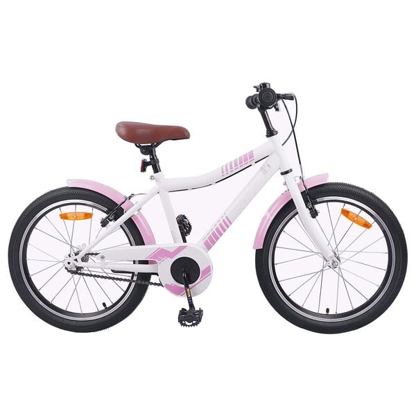 vidaXL Kids Bike 18'' for 5-7 Years Old Light Pink