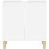 vidaXL Sink Cabinet White 58x33x60 cm Engineered Wood