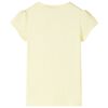 Kids' T-shirt Soft Yellow 104