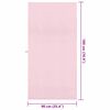 vidaXL Sports Towels 2 pcs Pink 180 x 90 cm Polyester and polyamide