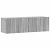 vidaXL 3 Piece TV Cabinet Set Grey Sonoma Engineered Wood
